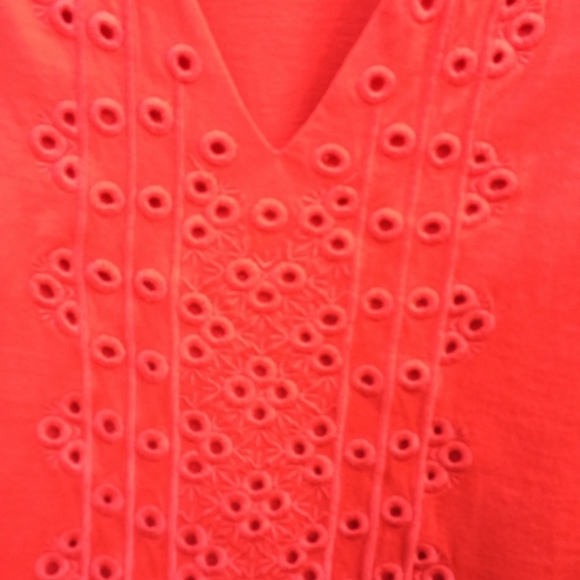 Woman’s top shirt blouse eyelet Jcrew size small - Picture 3 of 5